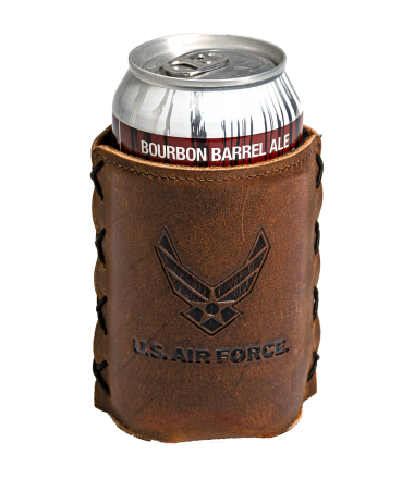 Air Force Leather Can/Bottle Koozie