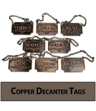 Copper Decanter Tags