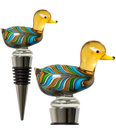 Glass Duck Wine Stopper