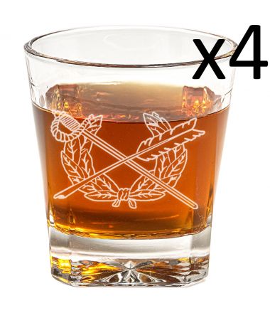 JAG Whiskey Glasses - Set of Four