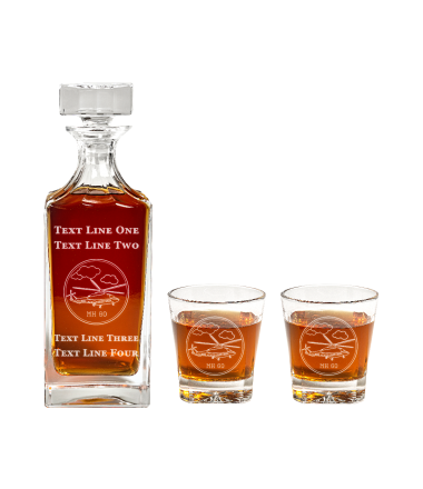 MH60 Seahawk Decanter Set