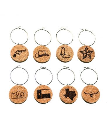 Texas Wine Charms