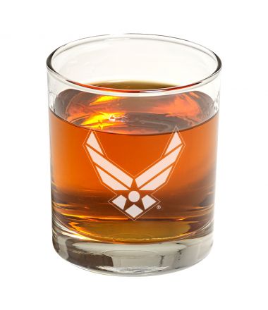Air Force Engraved Exquisite Whiskey Glass (Set of Two)