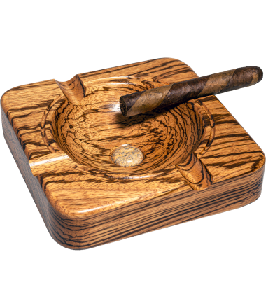 Zebrawood Cigar Ashtray